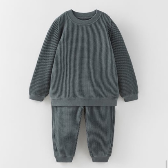 Zara Matching Sets Zara Plush Waffle Knit Set Poshmark